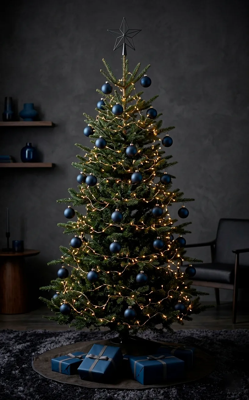 20 Moody Midnight Blue Accents for a Modern Christmas - SpaceOfMuse