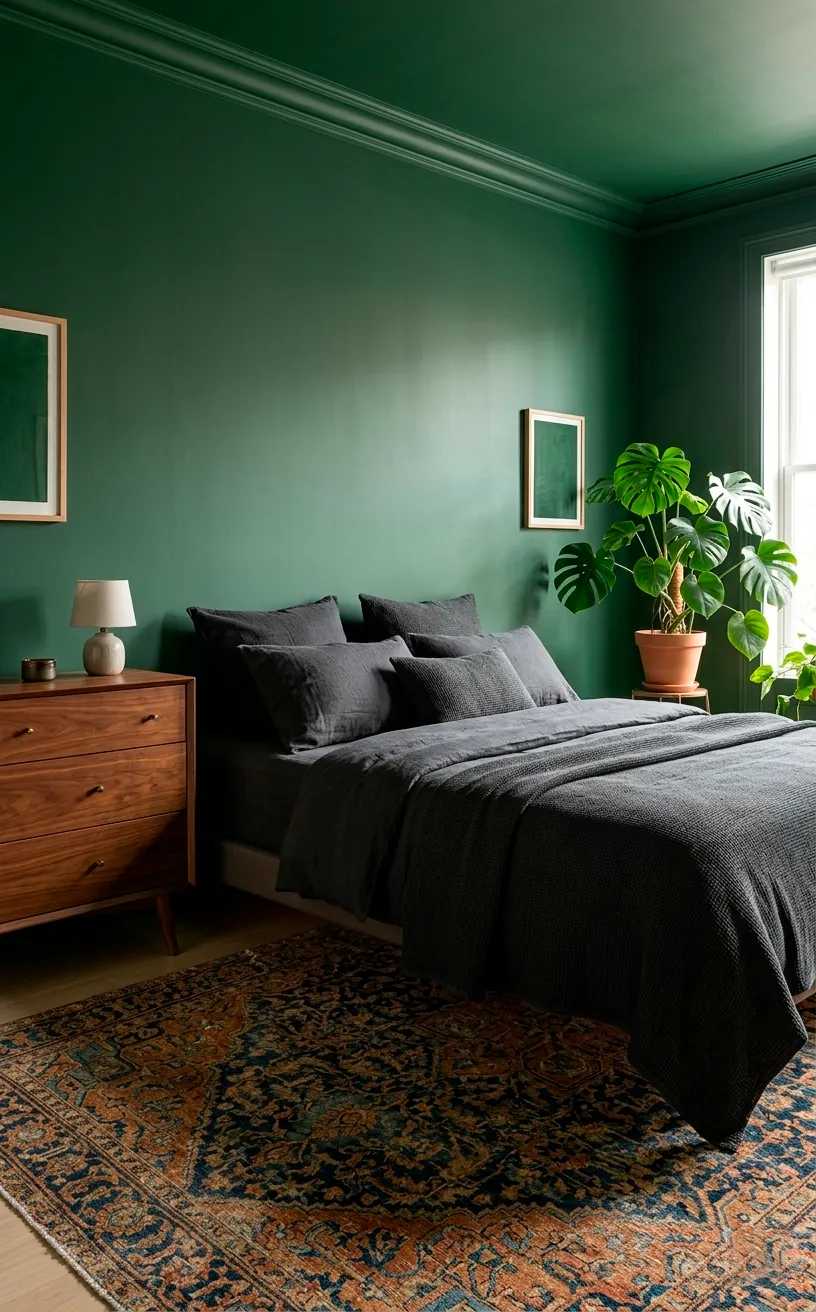 15 Moody Forest Green Bedroom Ideas for a Nature-Inspired Retreat ...
