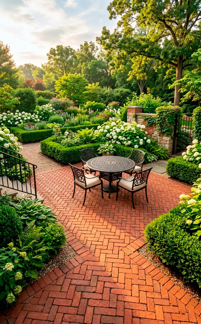 10 Timeless Traditional Brick Backyard Patio Ideas - SpaceOfMuse