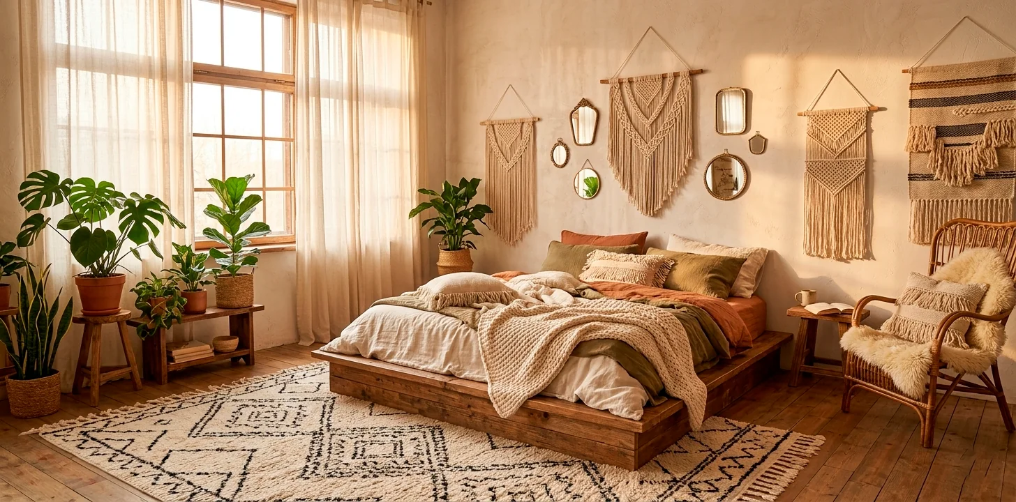 Textiles Layering The Ultimate Guide to Layering Textiles for a Dreamy Boho Bedroom ...