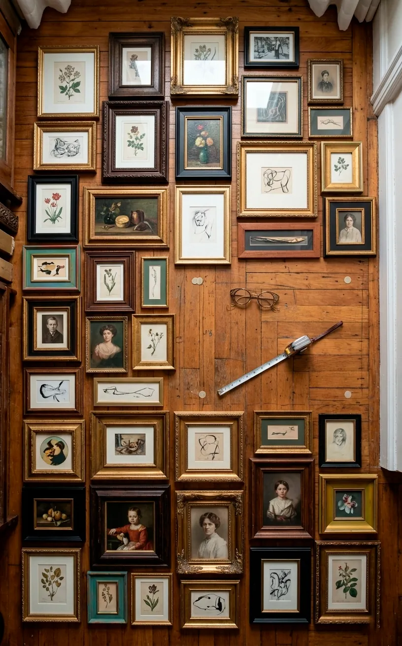 Mastering the Dark Academic Gallery Wall: A Curator's Guide - SpaceOfMuse