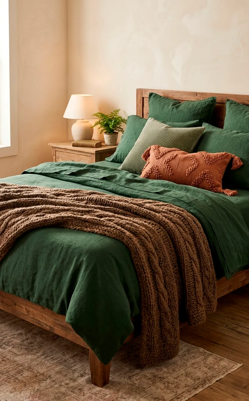 15 Moody Forest Green Bedroom Ideas for a Nature-Inspired Retreat ...