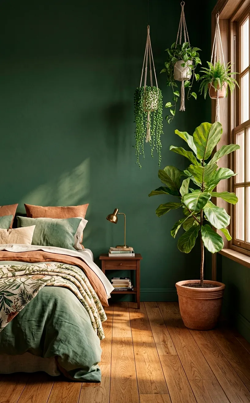 15 Moody Forest Green Bedroom Ideas for a Nature-Inspired Retreat ...