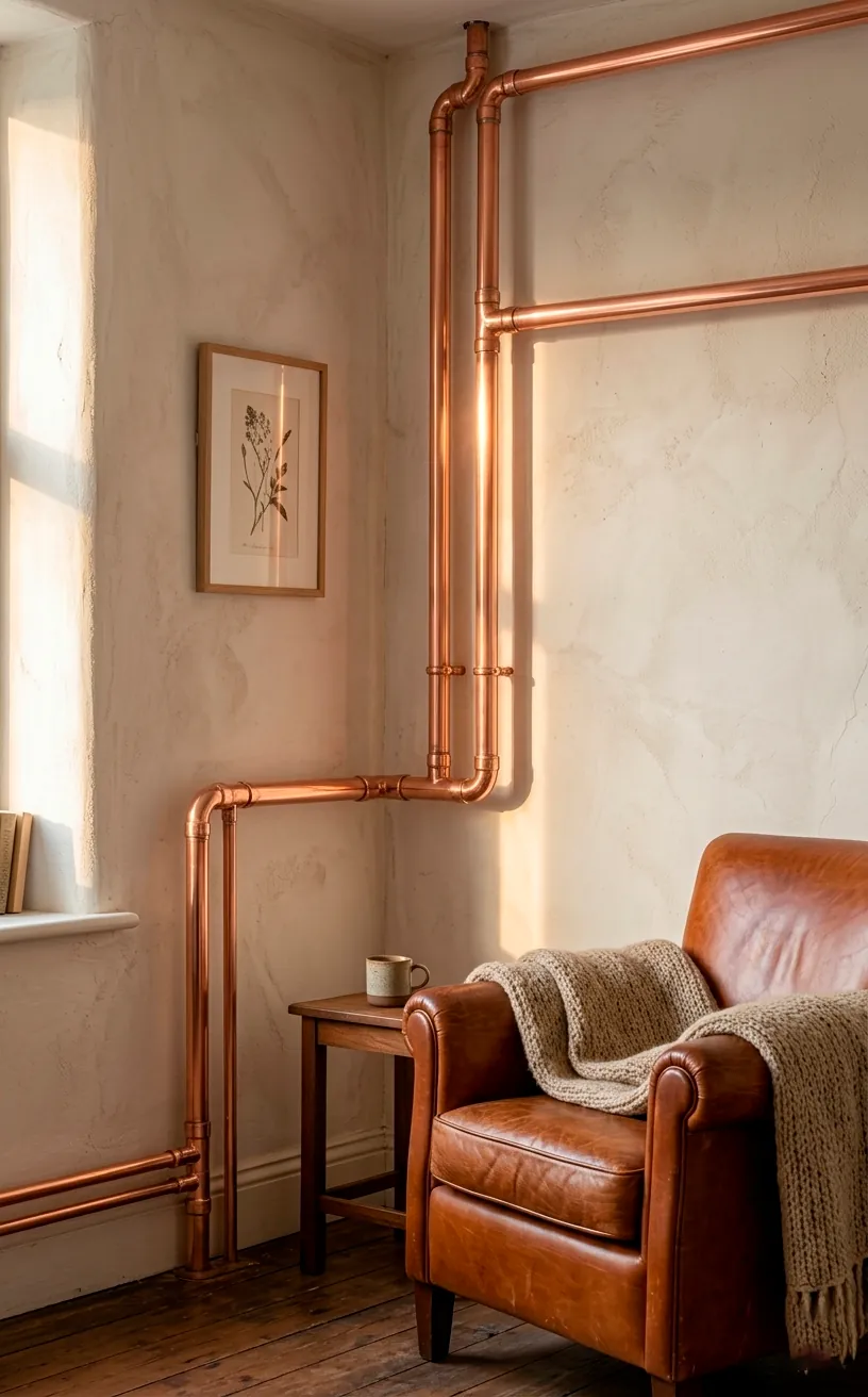 Industrial Minimalism: 10 Ways to Style Exposed Pipes - SpaceOfMuse