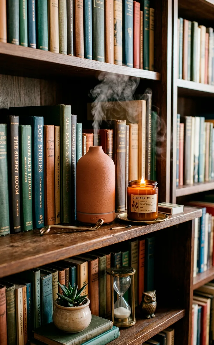 Earthy Library 15 Cozy Home Library Ideas in Earthy Tones for a Grounded Feel ...