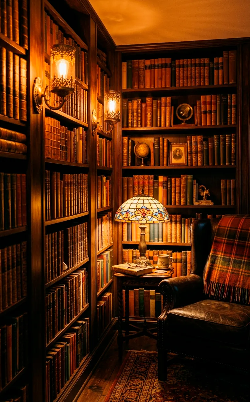 15 Cozy Home Library Ideas in Earthy Tones for a Grounded Feel ...