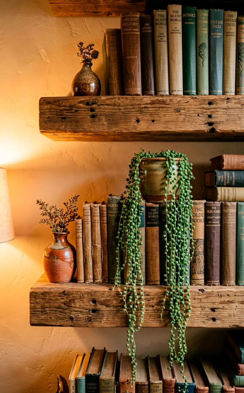 Earthy Library 15 Cozy Home Library Ideas in Earthy Tones for a Grounded Feel ...