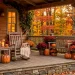Beautiful farmhouse fall porch decorating ideas featuring rustic reclaimed wood accents and warm autumn colors.